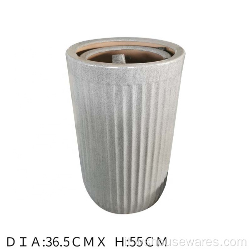 Vendita calda Stoneware Flower Pots personalizzati per la piantatura